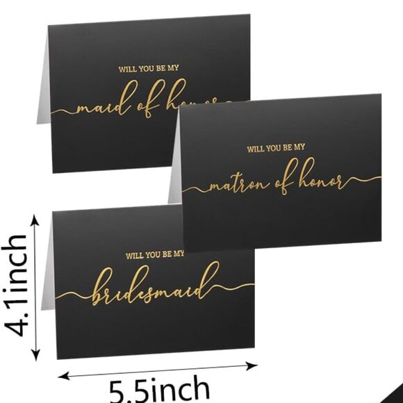 8pk Bridesmaid Proposal Cards - Picture 3 of 10